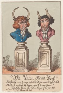 The Union Head Dress!! by Thomas Rowlandson