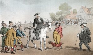 The Vicar Selling His Horse, Illustration from 