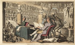 Time and Death Behind an Artist in an Atelier