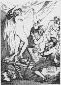 The Future Lady Hamilton Posing as Hygeia, Goddess of Health, at Dr James Graham