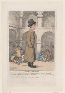 Thomas Simmons by Thomas Rowlandson