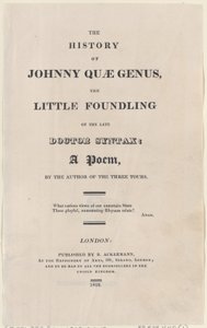 Title Page, from The History of Johnny Quae Genus, The Little Foundling of the Late Doctor