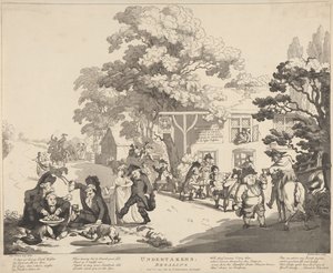 Undertakers Regaling by Thomas Rowlandson