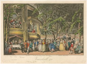Vauxhall by Thomas Rowlandson