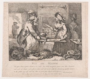 Wit and Wisdom Picturesque Beauties of Boswell, Part the First by Thomas Rowlandson