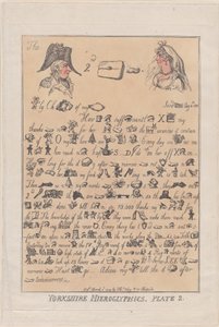 Yorkshire Hieroglyphics, Plate 2 by Thomas Rowlandson