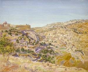 View of Jerusalem, 1854 by Thomas Seddon