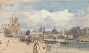 Le Pont Royal, Paris by Thomas Shotter Boys