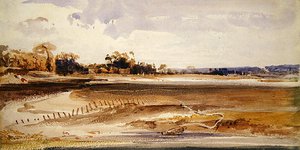 Les Salinieres, Trouville by Thomas Shotter Boys