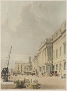 London As It Is: Doorway, The Custom House by Thomas Shotter Boys