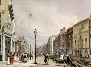 Piccadilly, 1842 by Thomas Shotter Boys