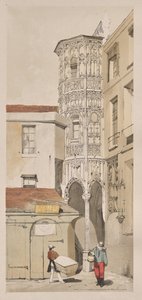 Picturesque Architecture in Paris, Ghent, Antwerp, Rouen: Hôtel de la Tremouille, Rue des Bourbonnois, Paris