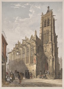 Picturesque Architecture in Paris, Ghent, Antwerp, Rouen: St. Severin, Paris