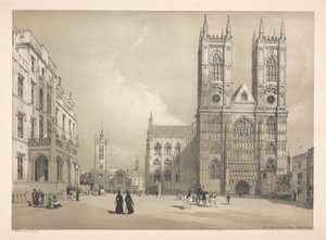 Westminster Abbey, Hospital, etc. by Thomas Shotter Boys