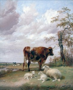 Canterbury Meadows by Thomas Sidney Cooper