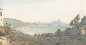 Chiaja of Naples from Posillipo by Thomas Smith of Derby