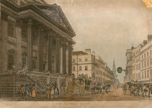 The Mansion House, London by Thomas Snr. Malton