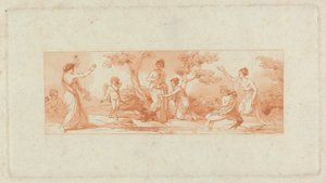 [One from] Two Albums, containing a total of 213 drawings by Stothard for book illustrations
