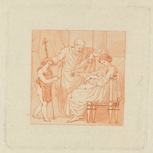 Two Albums, containing a total of 213 drawings by Stothard for book illustrations by Thomas Stothard