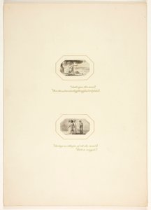 Study for a Plate from The Task by Thomas Stothard