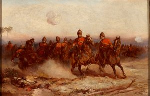 4th Dragoon Guards in Egypt by Thomas Strong Seccombe