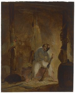 In His Cave by Thomas Sully