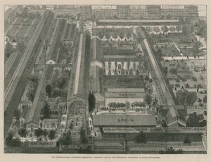 The International Fisheries Exhibition; A General View of the Exhibition Buildings by Thomas Sulman