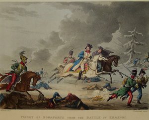 The Flight of Bonaparte from the Battle of Krasnoi by Thomas Sutherland