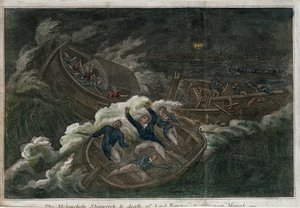The Melancholy shipwreck and the death of Lord Royston by Thomas Tegg