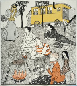 A Reunion. / Oh Puzzi, Must I Find You Again Like This! by Thomas Theodor Heine