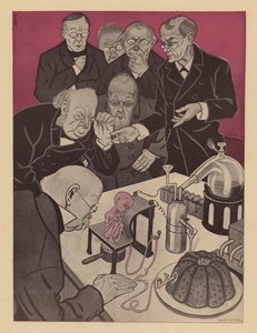 Scientist Creating a Human Being Chemically by Thomas Theodor Heine