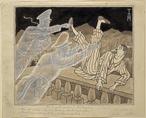 Dead Generals Haunt Berchtesgaden by Thomas Theodor Heine