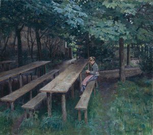 Beer Garden in Dachau