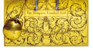 Detail of a William and Mary Striking Table Clock with Pull Quarter Repeat, No. 167, c.1690 (detail) by Thomas Tompion