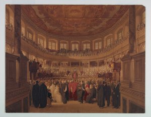 Encaenia in the Sheldonia, 1814 by Thomas Unwins