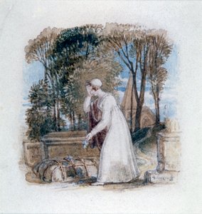 Constantia at the Grave of Theodosius by Thomas Uwins