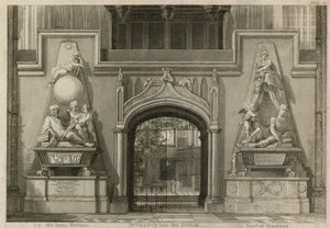 Entrance into the Choir, Westminster Abbey, London by Thomas Uwins