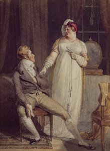 Tom Jones and Mrs. Weston by Thomas Uwins