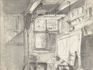 An interior by Thomas Wijck