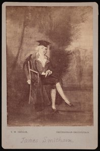 Portrait of James Smithson by Thomas William Smillie