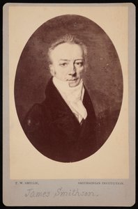 Portrait of James Smithson 1765-1829 by Thomas William Smillie