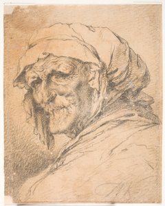 Head of an Old Woman by Thomas Worlidge
