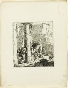 The Blind Beggar Tricked by Lazarillo by Thomas Wyck