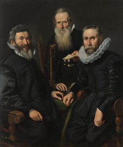 Group Portrait of an Unidentified Board of Governors by Thomas de Keyser