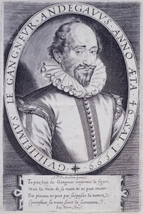 Portrait of Guillaume Le Gangneur (1553-1624), secretary of the chamber of the king of France by Thomas de Leu