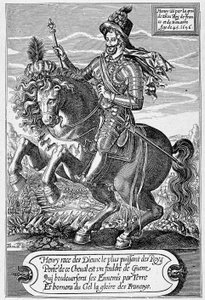 Portrait of Henry IV (a horse) age 45, engraved by Thomas de Leu by Thomas de Leu