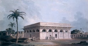 Chaunsath Khamba, Nizamuddin, New Delhi by Thomas und William Daniell