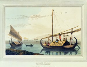 Malaye Proas, Plate 17 from 