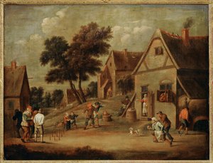 Joueurs de quilles - Bowling by Thomas van Apshoven