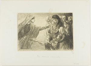 National Assistance by Théophile Alexandre Pierre Steinlen